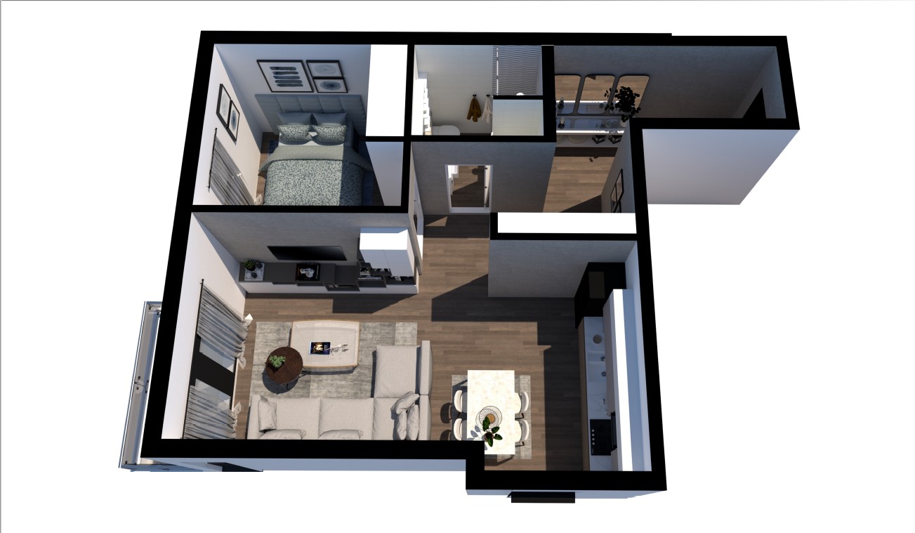 Image of Apartment in new building - 1 Bedrooms for Sale in Budva-Rafailovici-Montenegro, Image 5